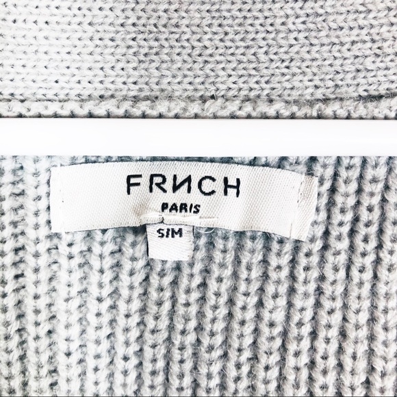 🔥SALE🔥 FRNCH Paris gray sweater Sm/Med - Picture 6 of 10